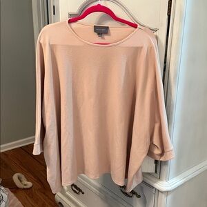 Eileen Fisher Blush Pink Relaxed Top